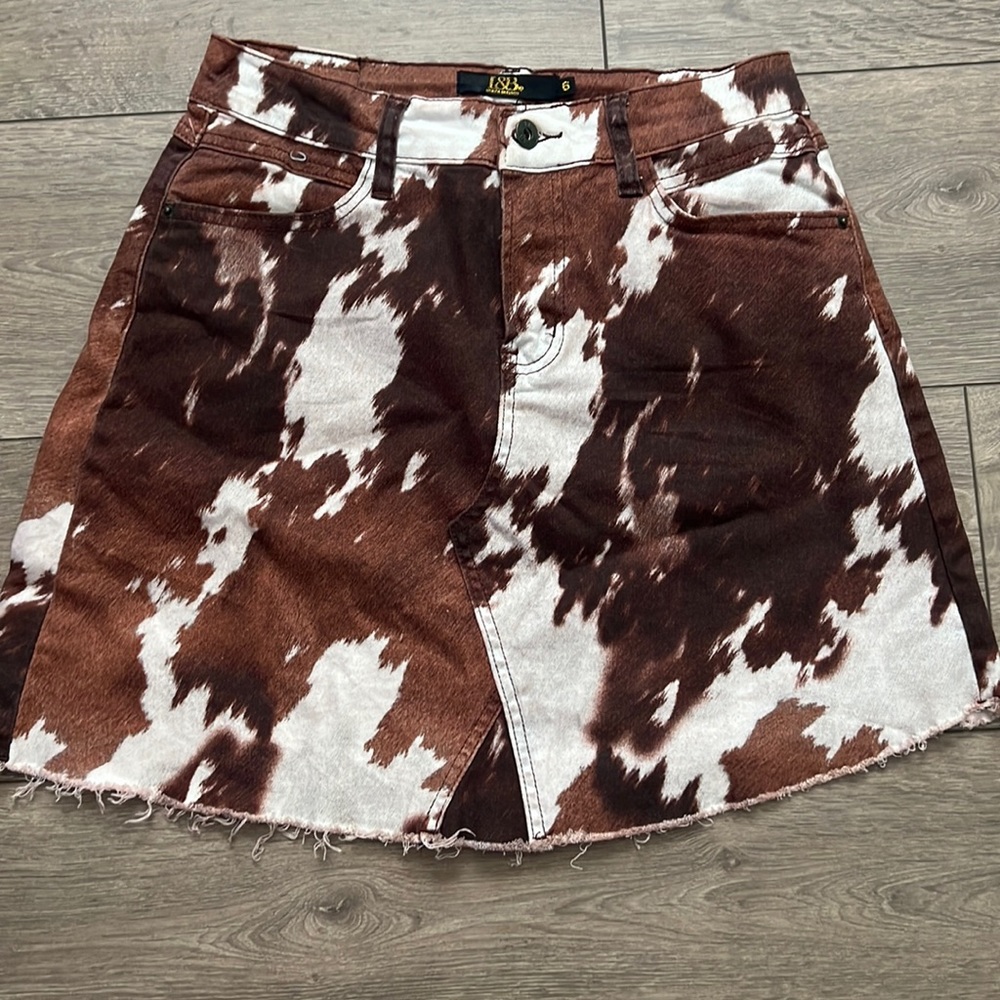 Cowprint Skirt